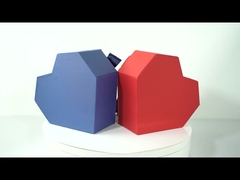 Contenitore di carta di lusso d'imballaggio su ordinazione del cartone del contenitore di regalo di nozze della scatola di vendita calda con il nastro