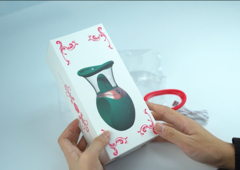 Logo personalizzato Eco-friendly Cartone stampato Carta labbra Lingua Vibratore Box imballaggio