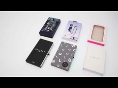 Scatola di imballaggio per cassa per cellulari con appendiabiti e accessori in PVC di dimensioni personalizzate accettati