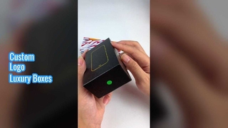 Scatole regalo di lusso con logo personalizzato, chiusura magnetica pieghevole