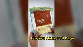 Sacchetti OPP personalizzati Imballaggio in foglio laminato opaco