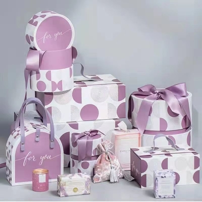 OEM Scatola di regalo di carta polkadot scatola di cartone scatola di imballaggio regalo per profumi