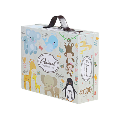 Logo Fixed Portable Gift Box su misura Matt Lamination/ODM dell'OEM di timbratura caldo