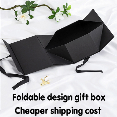 Colori pieni fissi portatili su misura di Logo Cardboard Gift Packaging Box
