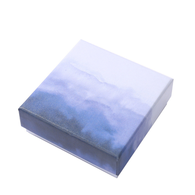 Luxury Gradient Colorato Gioielli Custom Box Packaging per Colletto Anello Orecchini Braccialetto