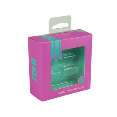 scatole di cartone personalizzate scatole a cavo USB con vassoio di plastica