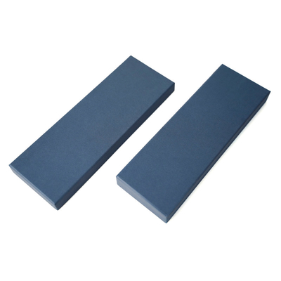 Piccolo coperchio e base cartone regalo ondulato Blu carta di imballaggio carta superiore con logo personalizzato