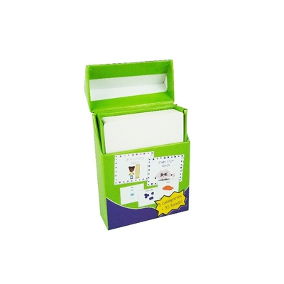 Scatole regalo con logo personalizzato per bambini Cartoline flash didattiche Imballaggio Scatole di carta