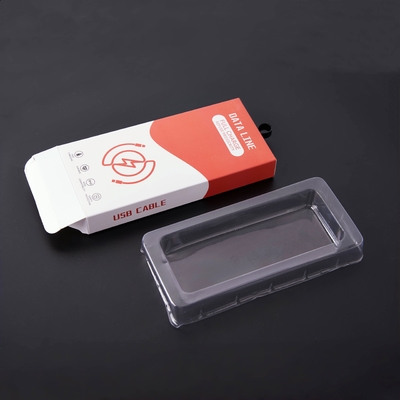 Scatole per prodotti elettronici personalizzati con cavo dati USB Scatole di imballaggio con bolle