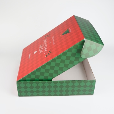 Wholesale Logo personalizzato Natale Cioccolato Caramelle Imballaggio regalo Scatole di posta Scatola di carta ondulata Per regalo di Natale