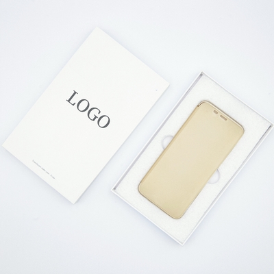 FSC Green Packaging Logo personalizzato Case per telefono rigido Cartone Scatola di imballaggio per iPhone Samsung
