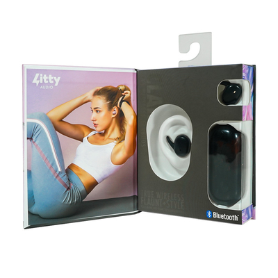 Scatola per cuffie per cellulari personalizzata Scatola per cuffie Bluetooth Scatola con inserto di vesciche