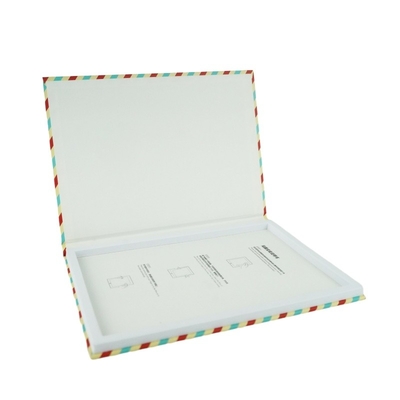 Confezioni in forma di libro riciclabile con logo personalizzato per tablet pad