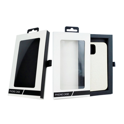 Scatola di confezionamento cassa telefono cellulare finestra chiara Matt per tipi personalizzati accessori