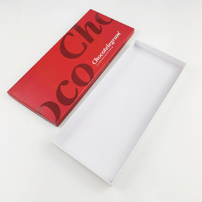 Confezione di cioccolato di lusso UV Stampa logo personalizzato Confezione regalo per barrette di cioccolato