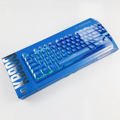 Scatola a marchio personalizzata UV Sliver Hot Stamping Foil Computer Mouse And Keyboard Scatola di imballaggio