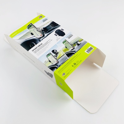 Scatola di carta pieghevole personalizzata con ganci Scatola regalo per telefono cellulare Scatola per accessori telefonici Scatola per portatelefoni auto
