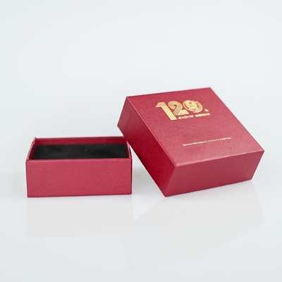 Scatola speciale personalizzata in carta con vassoio interno in velluto, cartone rigido, mini confezione di gioielli, confezione regalo con logo