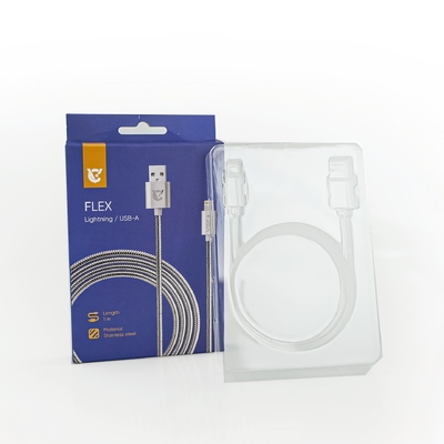 Box di stoccaggio pieghevole personalizzato Cable per dati per telefono cellulare usb Cable di imballaggio per carica auto