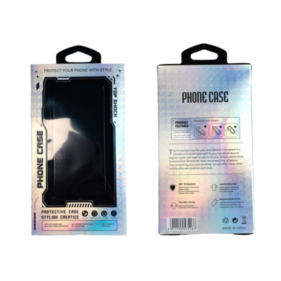 Scatole per imballaggio per custodie per telefoni cellulari all'ingrosso universali neutre con finestre in PVC